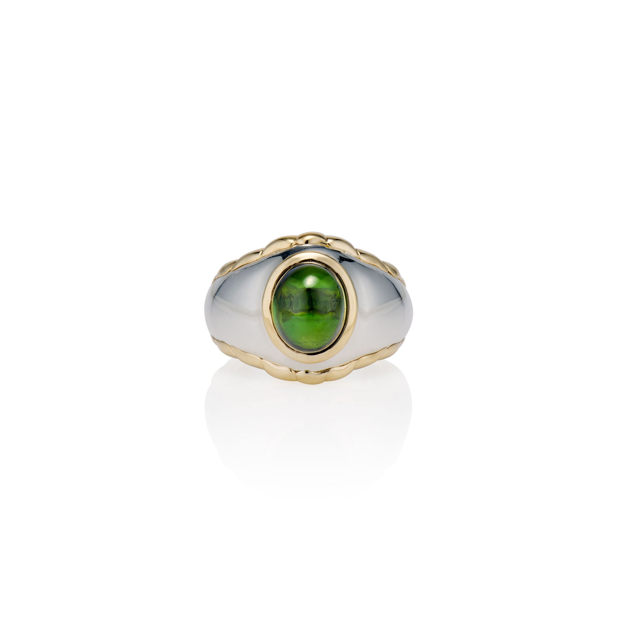 Green tourmaline ring